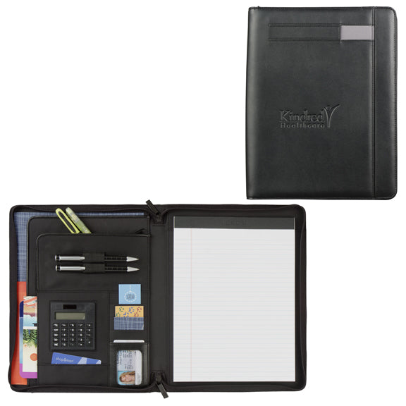 Links Zippered Padfolio