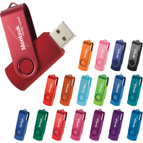 Rotate 2 Tone Flash Drive 1GB