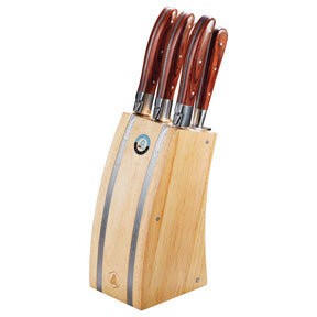 Laguiole 5-Piece Knife Block Set