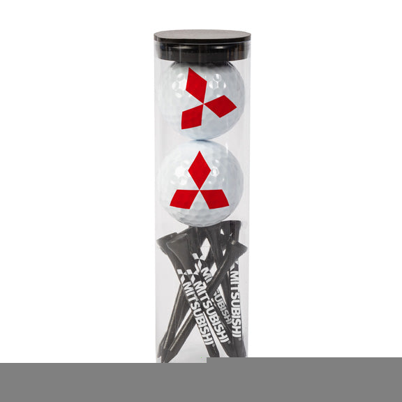 2 Golf Ball and Tees in Tube