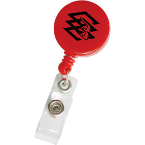 Round Retractable Badge Holder