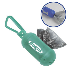 Pet Bag Dispenser with Carabiner