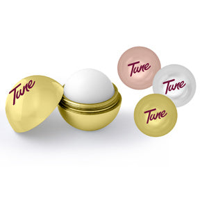 Metallic Finish Round Lip Balm