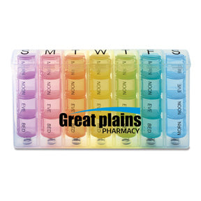 Rainbow Weekday Pill Box