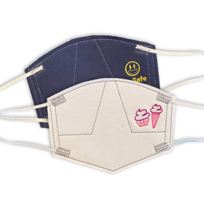 3 Layer Embroidered Face Mask