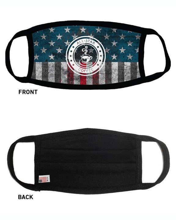 American Flag Sportsman Maverick Comfort Face Masks