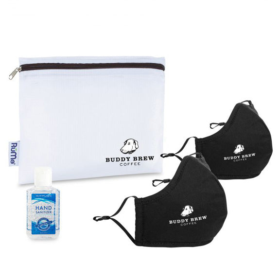 Reusable Face Mask and Hand Sanitizer Kit