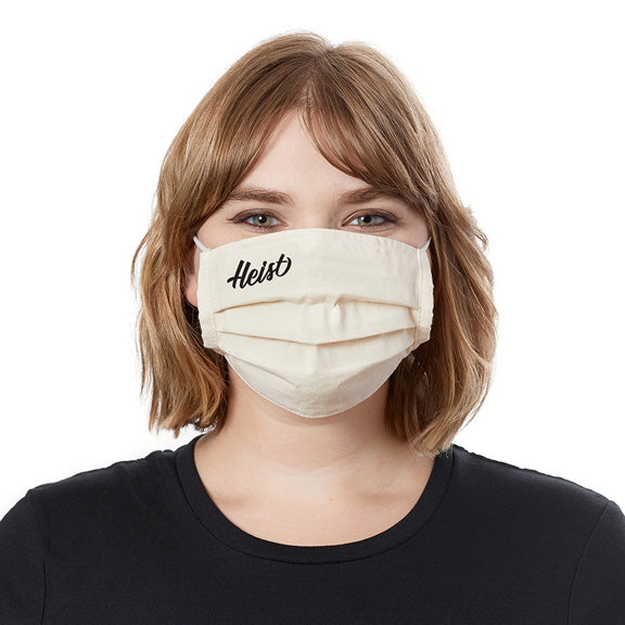 Organic Cotton Pleated Mask