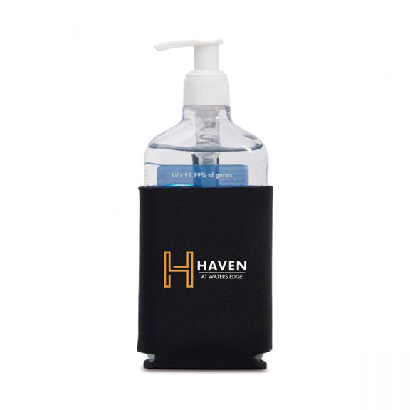 Hand Sanitizer With Neoprene Can Cooler Sleeve