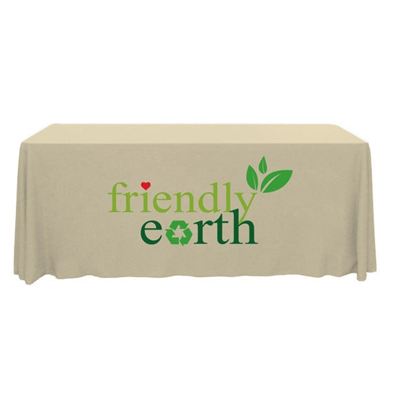 Premium PolyKnit 6 Foot Table Cover - Full Color