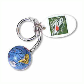 Globe Key Chain