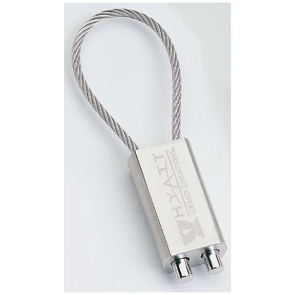 Rectangle Cable Key Tag