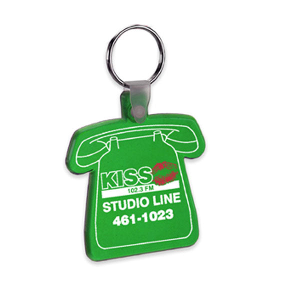 Telephone Soft Squeezeable KeyTag