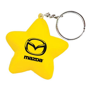 Star Stress Reliever Keychain