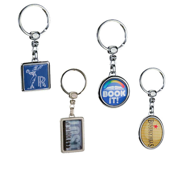 Die Cast Metal Domed Key Tag