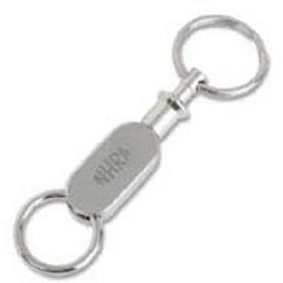 Oval Pull Apart Key Tag