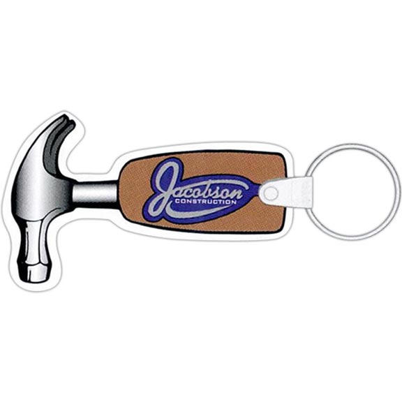 Hammer Shaped Key Tag - FULL COLOR