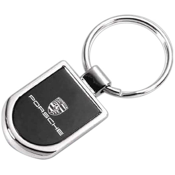 Black Plated Street Key Tag