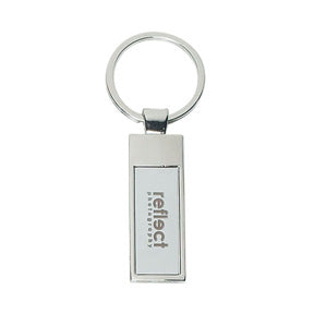 Rectangle Metal Key Tag