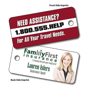 Laminated Plastic Key Tag