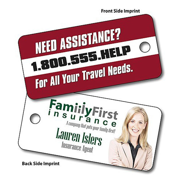 Laminated Plastic Key Tag