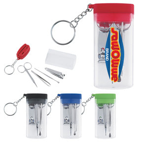 Manicure Set Key Chain