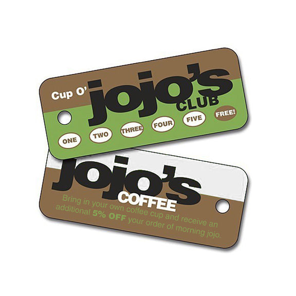 Plastic Key Tag - 2 x 1 Laminated - 30 pt.