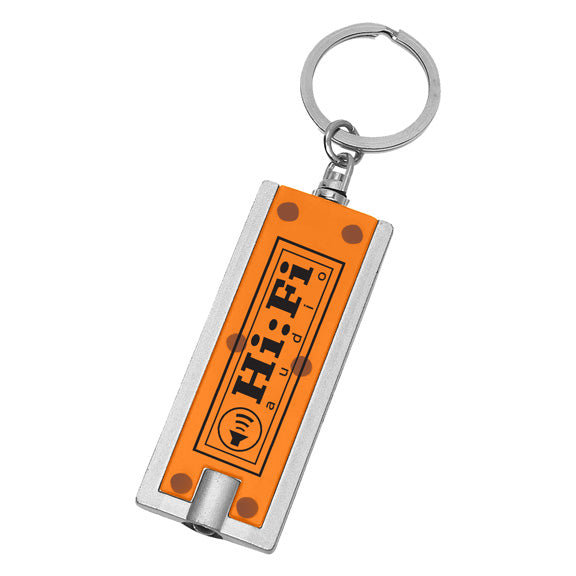 RECTANGULAR LED KEY CHAIN