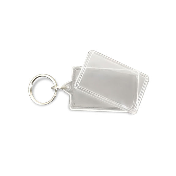 Rectangle Acrylic Key Tag Parts