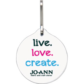 Zipper Pull - Large Round - Full Color