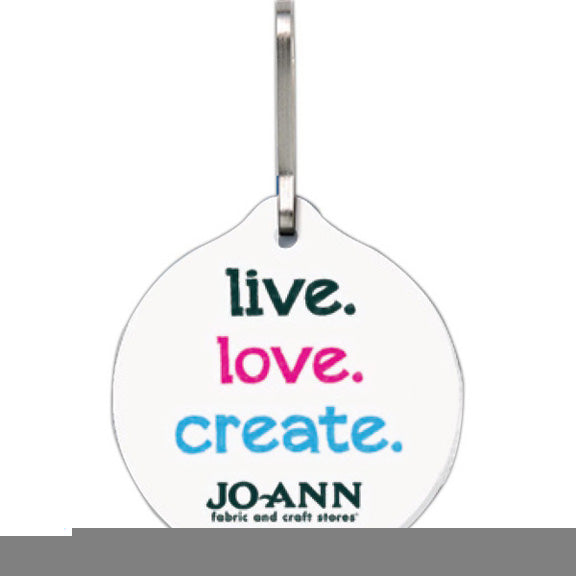 Zipper Pull - Large Round - Full Color