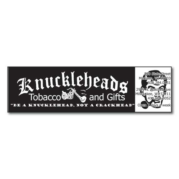 Vinyl Bumper Sticker 3 X 11.5