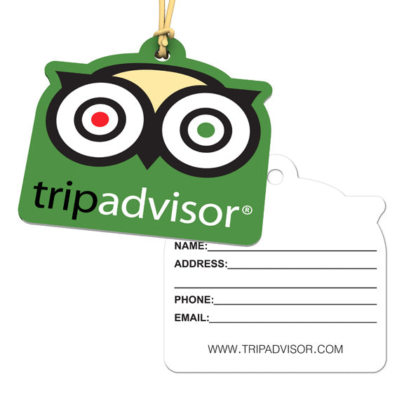 Full Color Custom Shape Luggage Tag