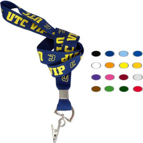 3/4 Inch Polyester Lanyard- OVERSEAS PRINTING