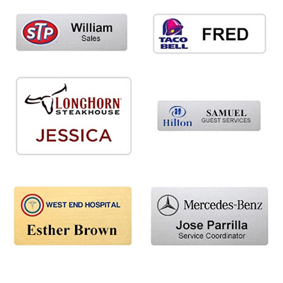 Metal Digitally Printed Name Badge – RushKing