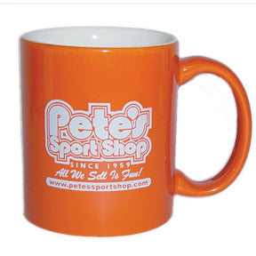 Orange/White Two Tone 11 Ounce Mug