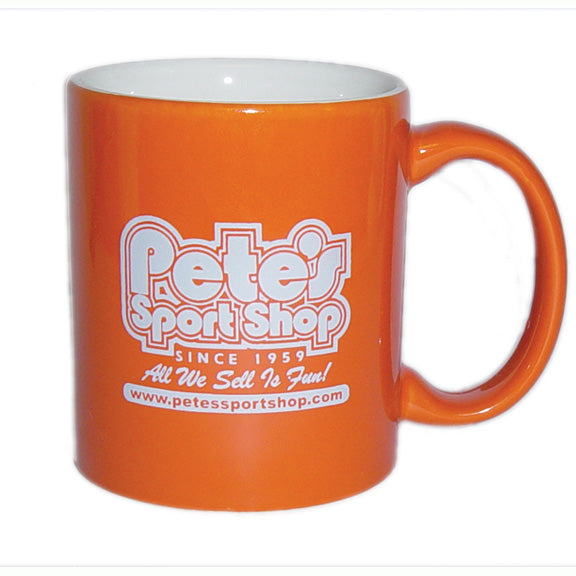 Orange/White Two Tone 11 Ounce Mug