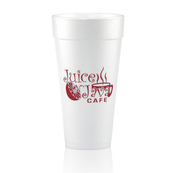 White Styrofoam Cup 24 ounce