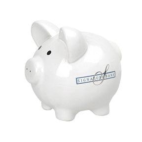 White Piggy Bank