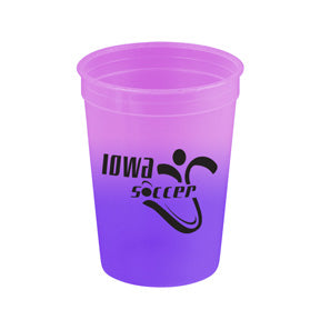 12 OZ Cool Color Stadium Cup