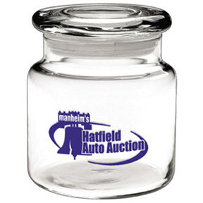 16 OZ Apothecary Jar With Flat Lid