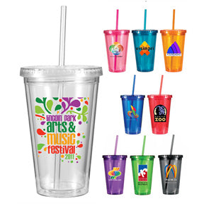 Full Color 16 oz. Victory Acrylic Tumbler