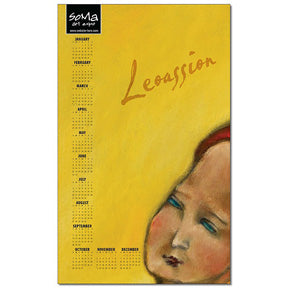 5.25 x 8.5 Square Corner Calendar Magnet