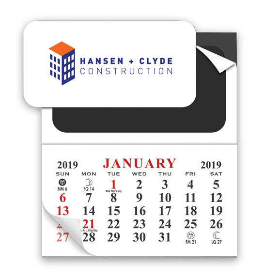 Peel N Stick Calendar Magnet