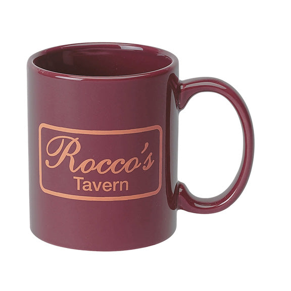 Colored 11 Ounce Ceramic Mug