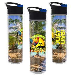 Full Color Wrap 16 Oz Insulated Tritan Bottle Pop Up Sip Lid