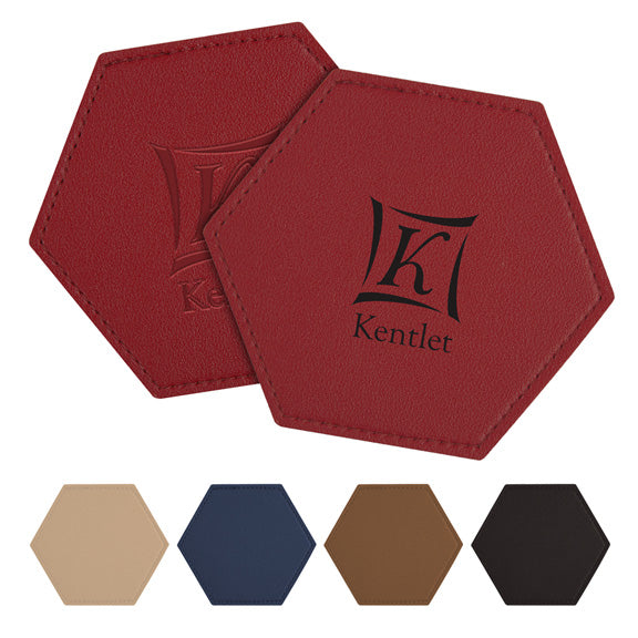 Leatherette Coaster