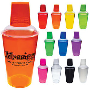 Bright Colored Acrylic 16 Ounce Shaker