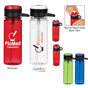 24 OZ. Tritan Twister Fitness Bottle