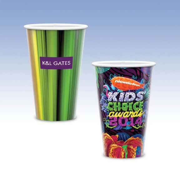 16oz-Reusable White Plastic Cups